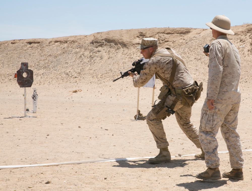 Running, gunning during Western Regional Combat Match