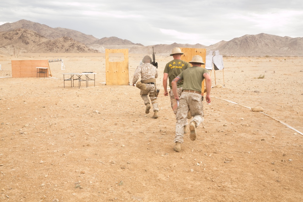 Running, gunning during Western Regional Combat Match