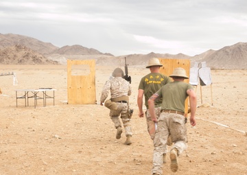 Running, gunning during Western Regional Combat Match
