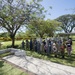 Service members render honors to fallen at the Rabaul War Cemetery