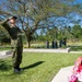 Service members render honors to fallen at the Rabaul War Cemetery