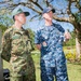 Service members render honors to fallen at the Rabaul War Cemetery