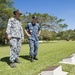 Service members render honors to fallen at the Rabaul War Cemetery