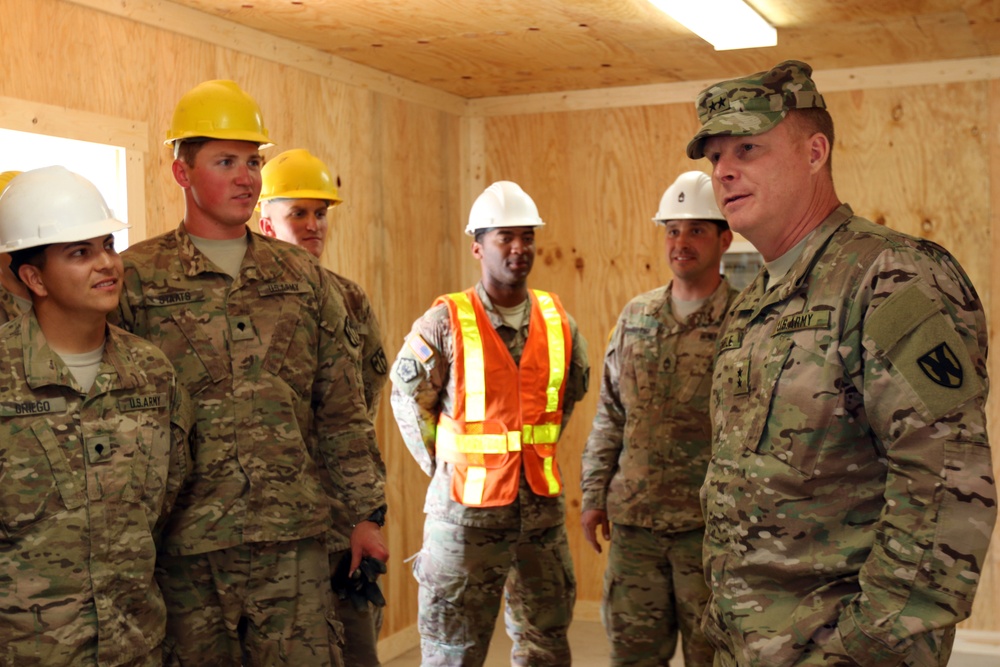 Maj. Gen. Gamble visits Tapa Army Base