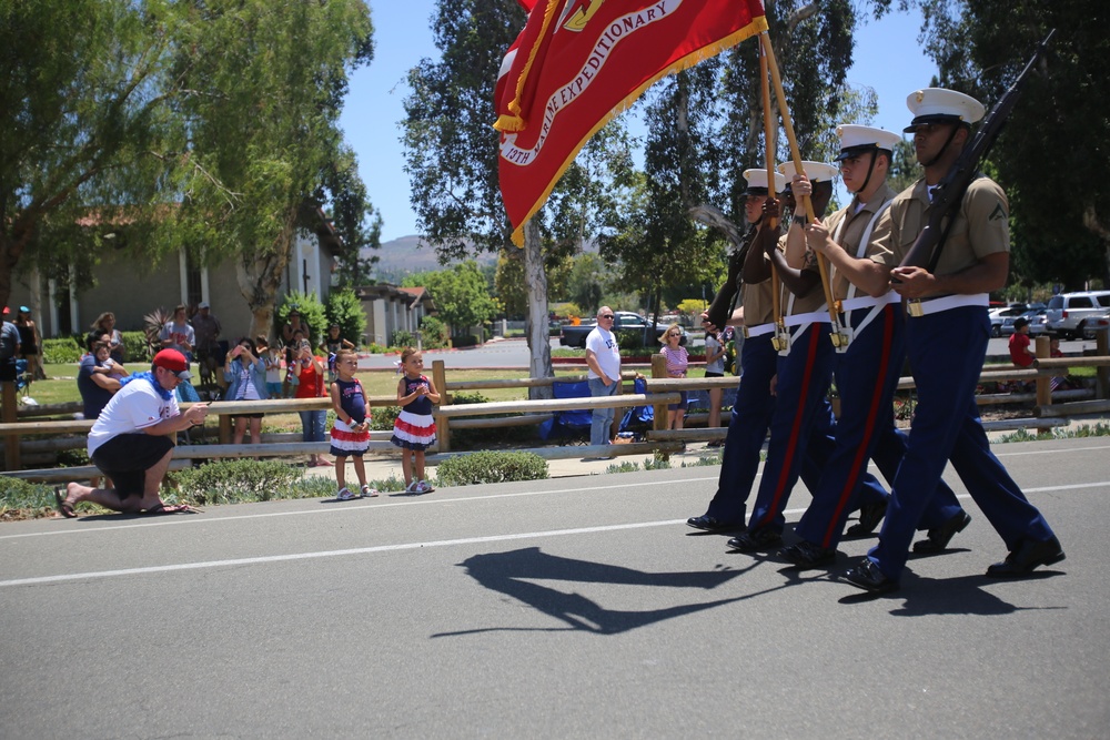 13th MEU marches with Anaheim