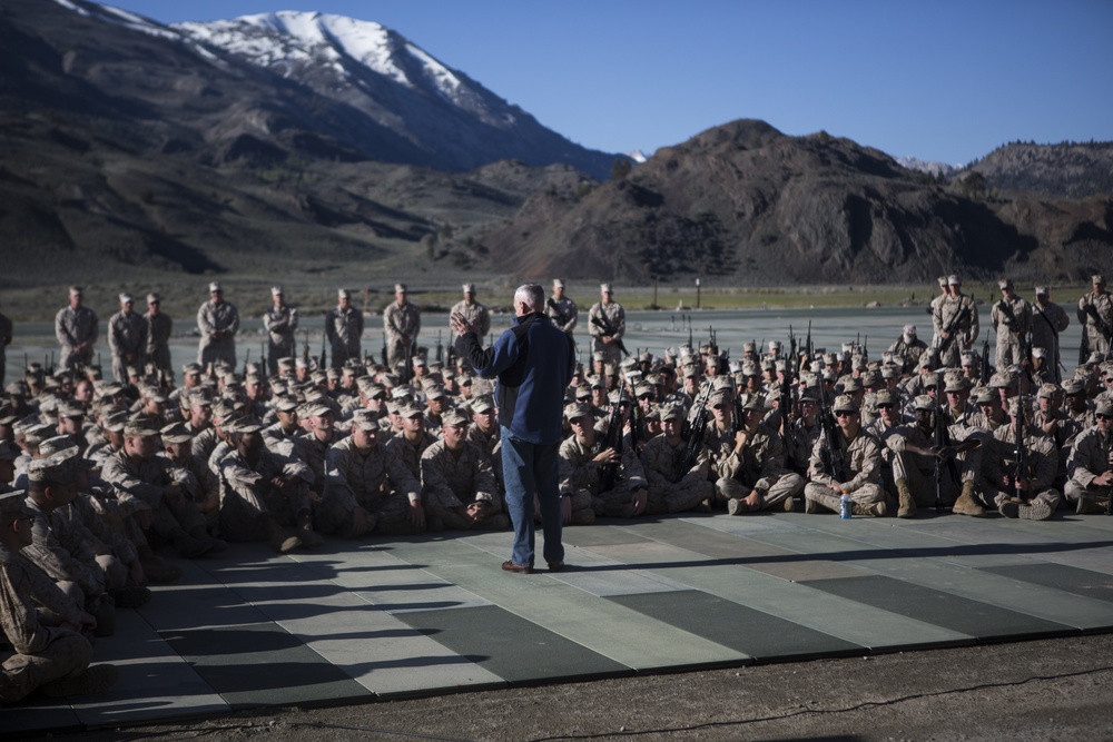 General Mattis Visits Marines of V12
