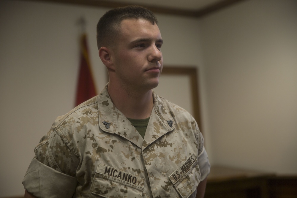 Marine saves Marine Corps more than $100,000 with repairs, receives Gold Disk Award