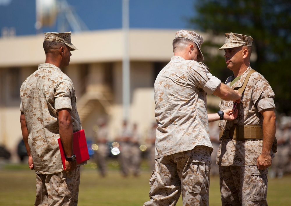 Marine Corps Base Hawaii, HQBN Change of Command Ceremony 2015