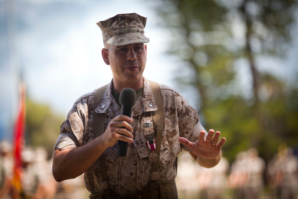 Marine Corps Base Hawaii, HQBN Change of Command Ceremony 2015