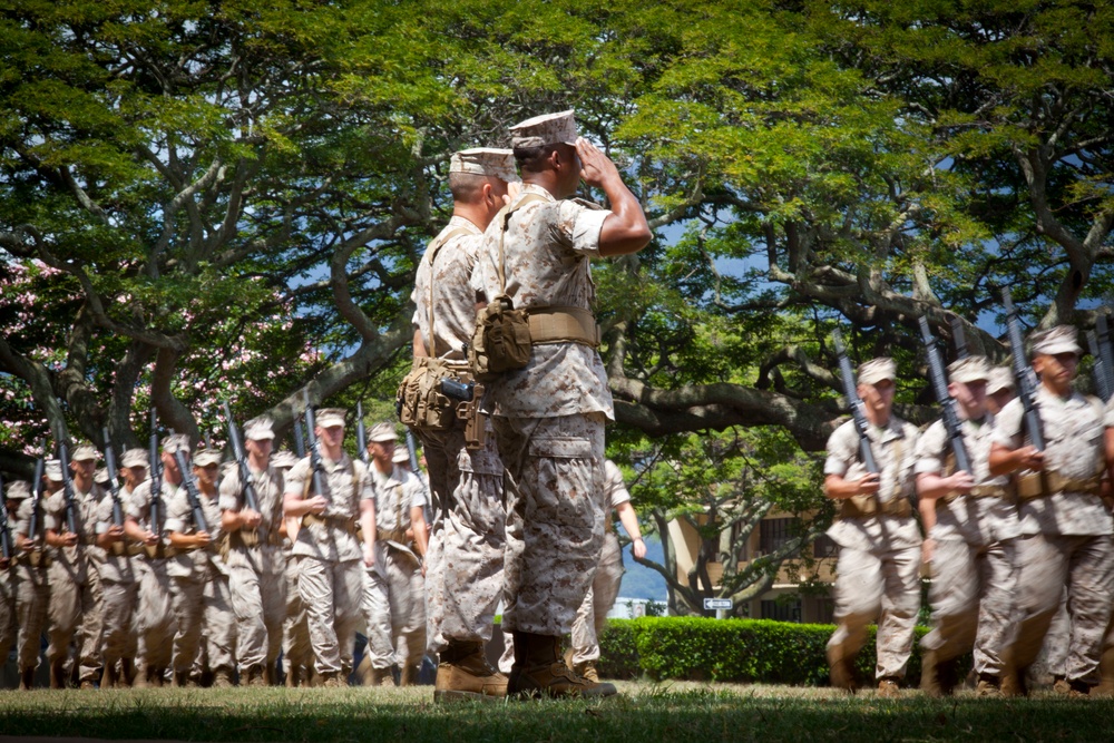 Marine Corps Base Hawaii, HQBN Change of Command Ceremony 2015