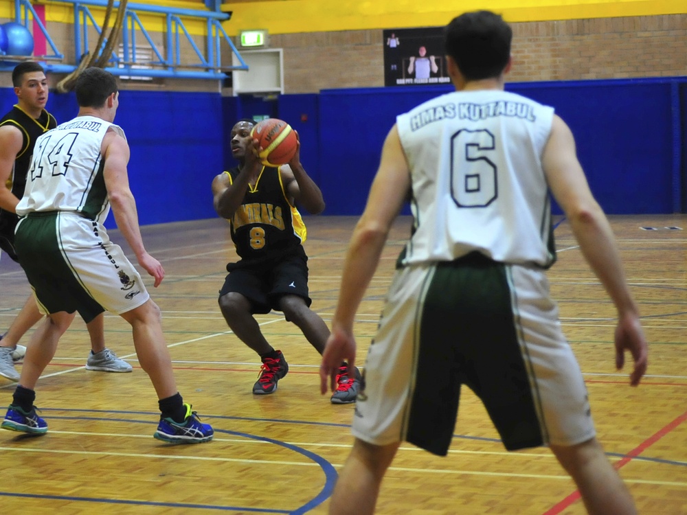 USS Blue Ridge Sailors participate in inter-navy sports while visiting Sydney