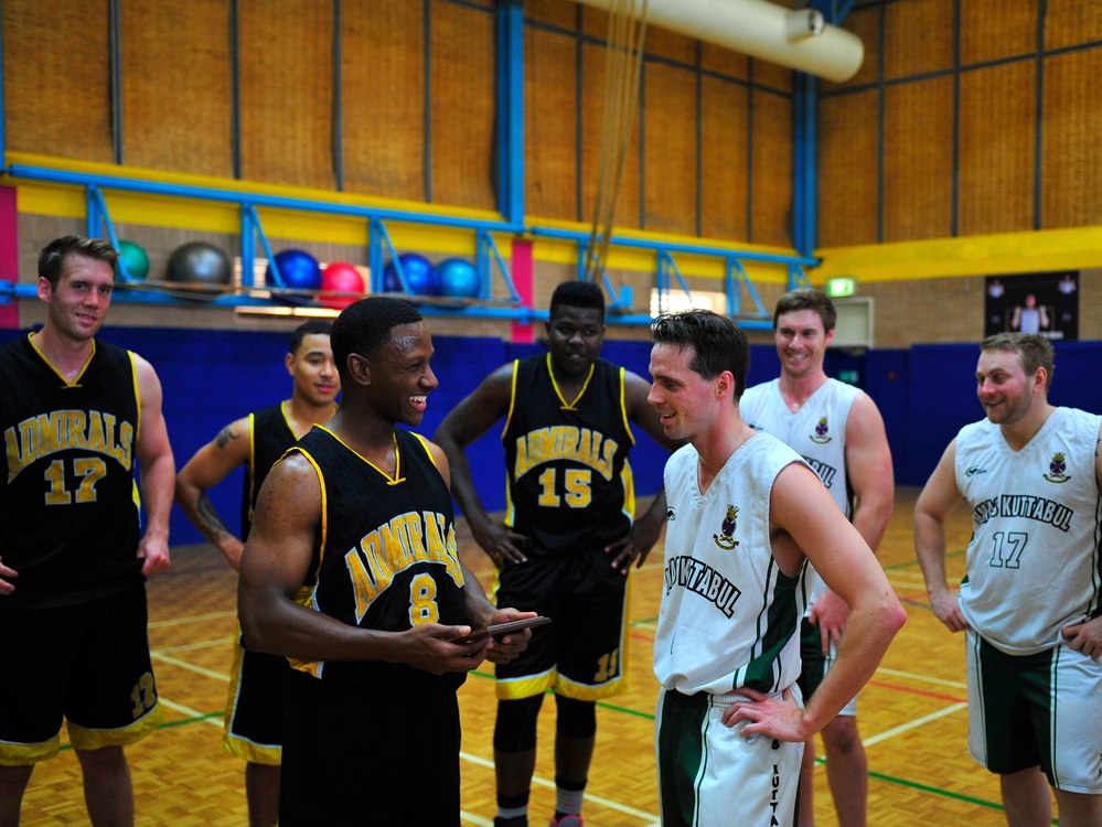 USS Blue Ridge Sailors participate in inter-navy sports while visiting Sydney