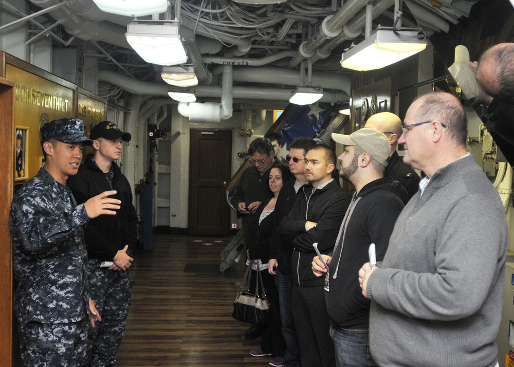 USS Blue Ridge ship tour