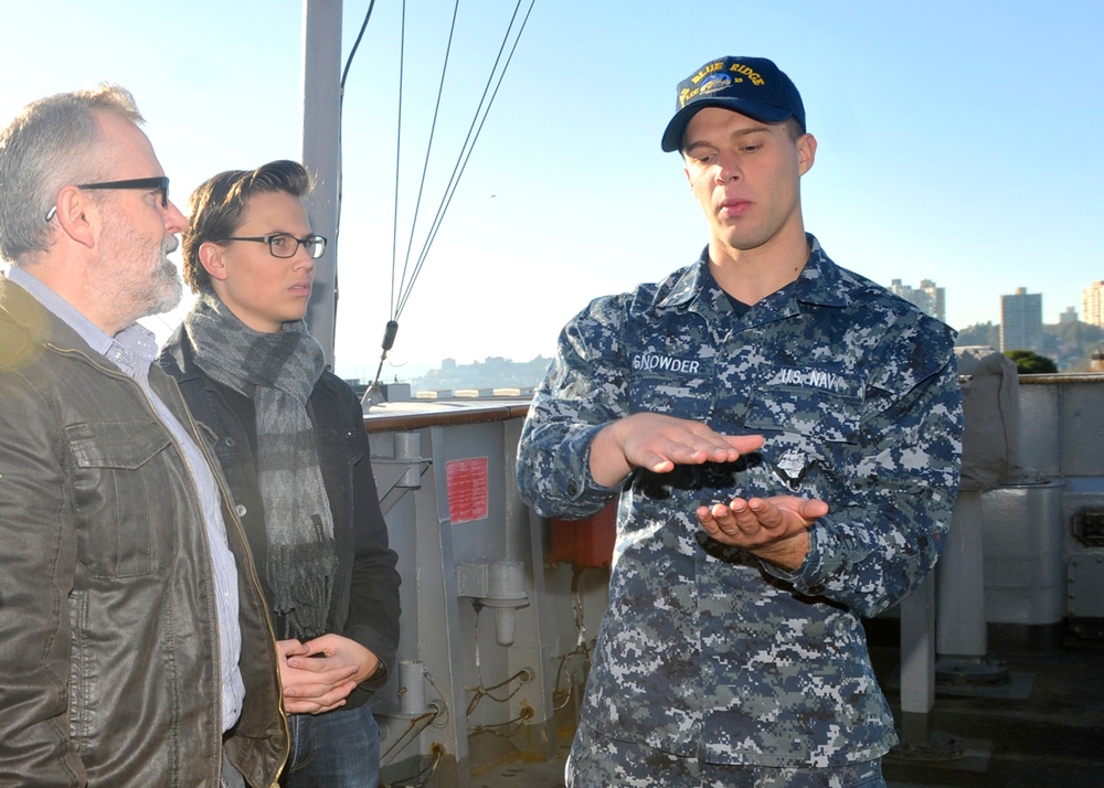 USS Blue Ridge ship tour