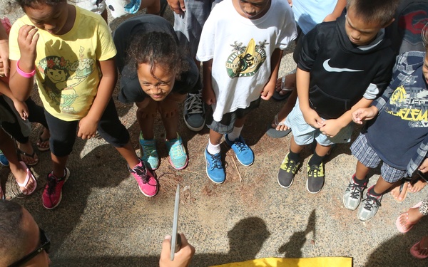 Cooling down with Aircraft Rescue and Firefighting Marines