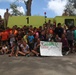 Cooling down with Aircraft Rescue and Firefighting Marines