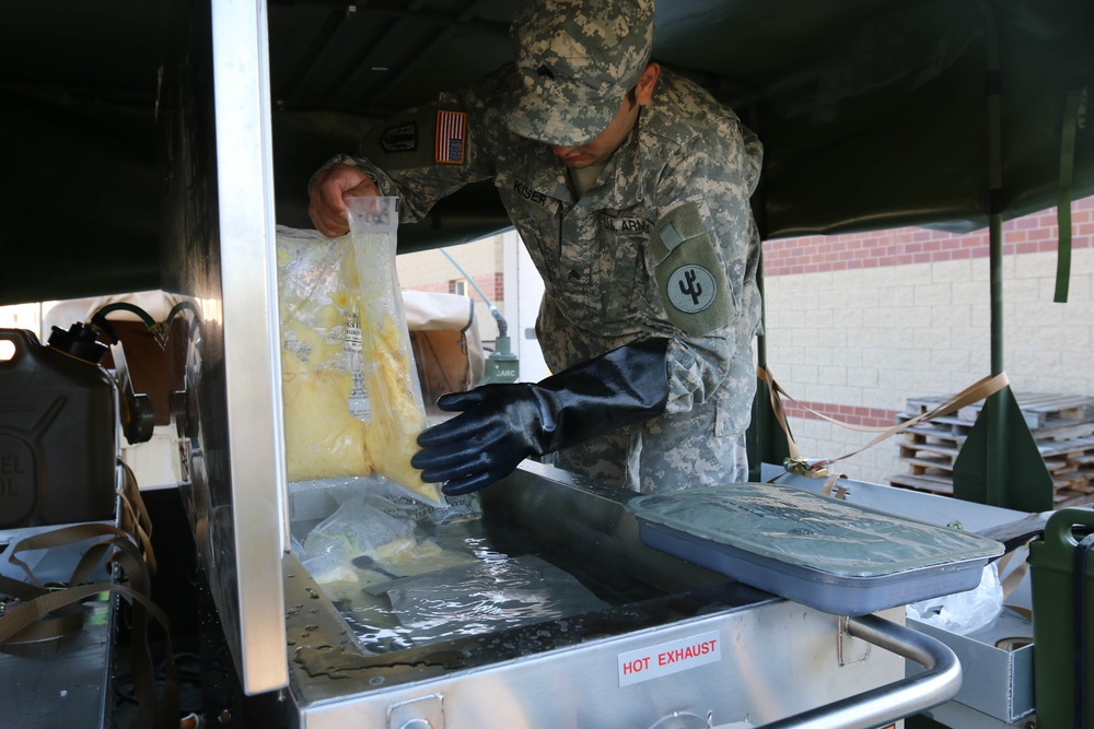 Reservists field new assault kitchen for first long-distance convoy mission