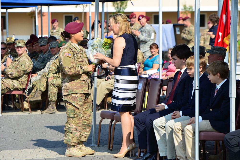 Change of command 173rd Infantry Brigade Combat Team (Airborne)