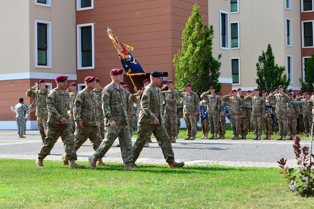 Change of command 173rd Infantry Brigade Combat Team (Airborne)