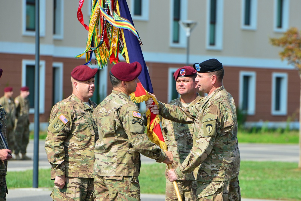 Change of command 173rd Infantry Brigade Combat Team (Airborne)