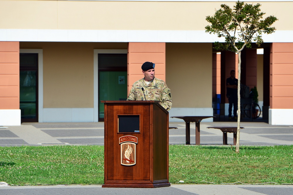 Change of command 173rd Infantry Brigade Combat Team (Airborne)