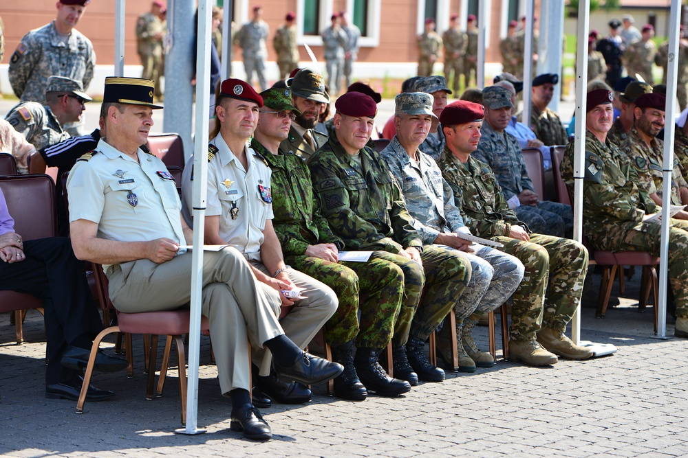 Change of command 173rd Infantry Brigade Combat Team (Airborne)