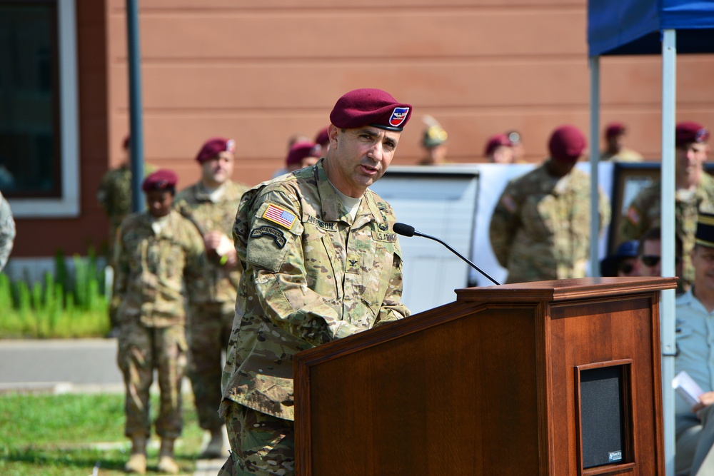 Change of command 173rd Infantry Brigade Combat Team (Airborne)