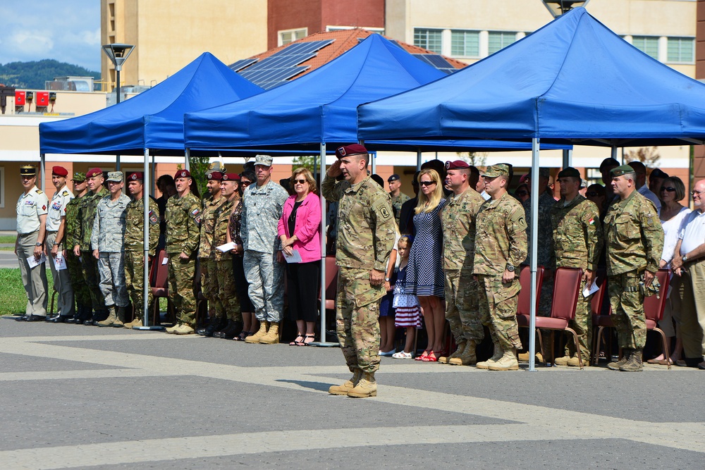 Change of command 173rd Infantry Brigade Combat Team (Airborne)