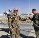 US Navy Rear Adm. Luke McCollum, vice commander, U.S. Naval Forces Central Command, visits ScanEagle Guardian Eight Site at Kandahar Airfield June 25, 2015