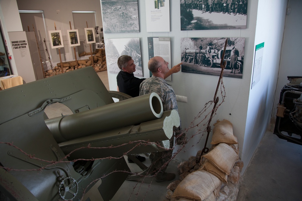 COANG Brig. Gen. Jerome Limoge visits Slovenian Military Museum