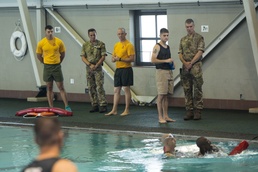 British Royal Marine leaders see recruit training on Parris Island