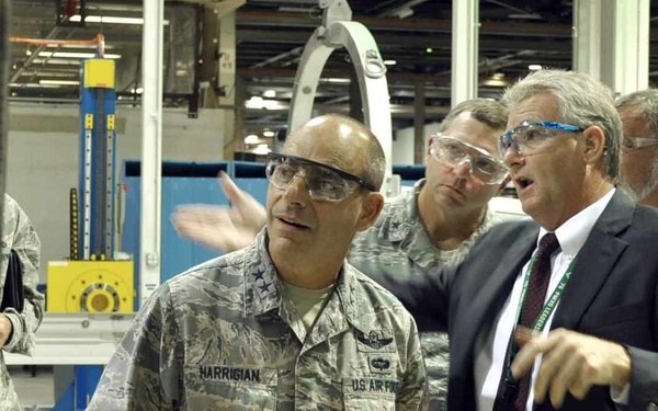 Air Force Sustainment Center shows F135 engine work