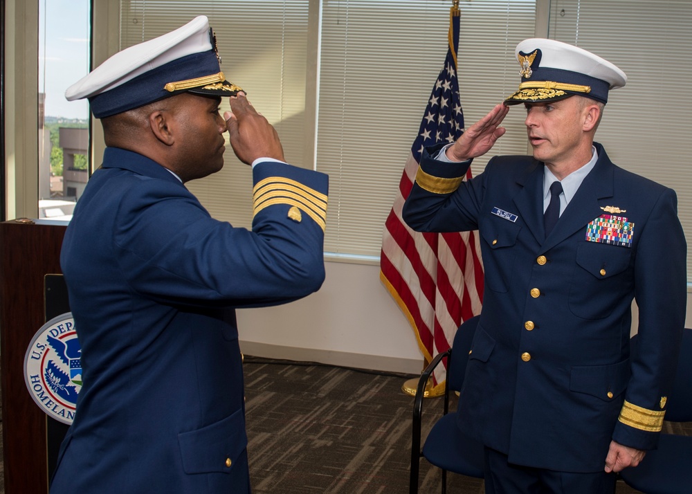 New captain at the helm Coast Guard Recruiting Command