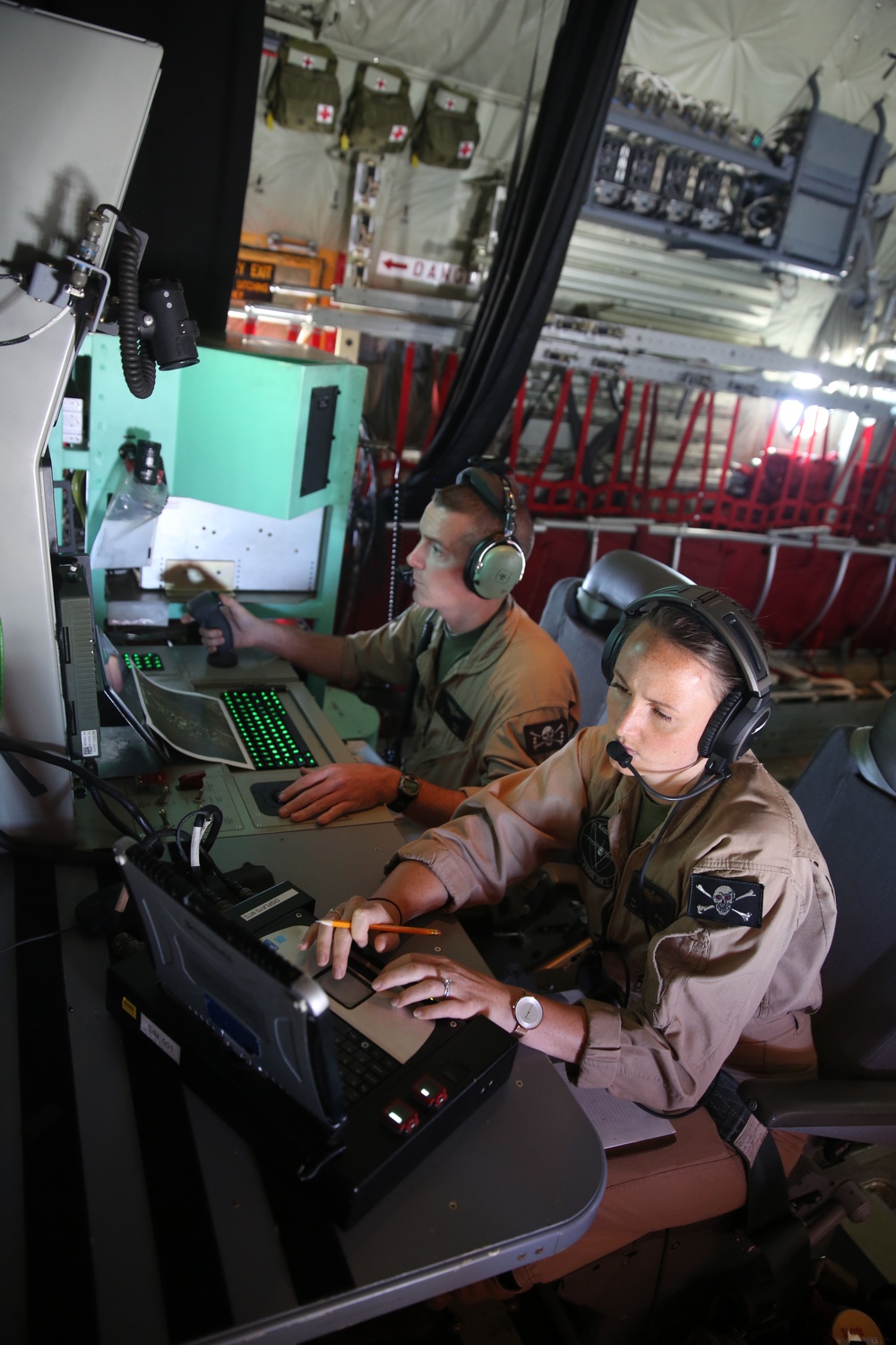 VMGR-352 conducts simulated close air support exercise
