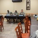 104th Training Division (LT) commander and command sergeant major have lunch with drill sergeants