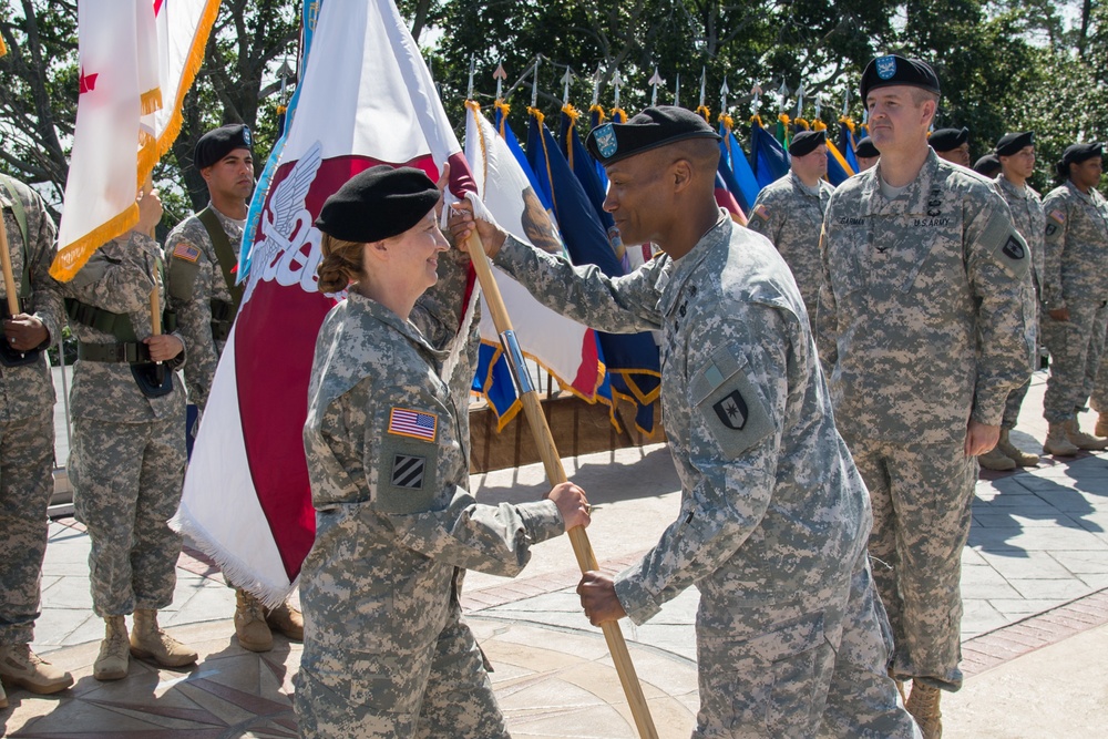 1st Area Medical Laboratory holds change of command