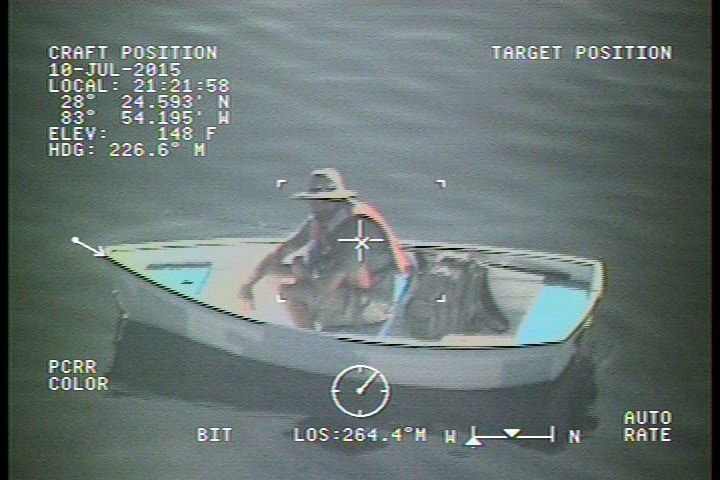 Coast Guard rescues man, dog after sailboat catches fire 69 miles west of Hudson, Fla.