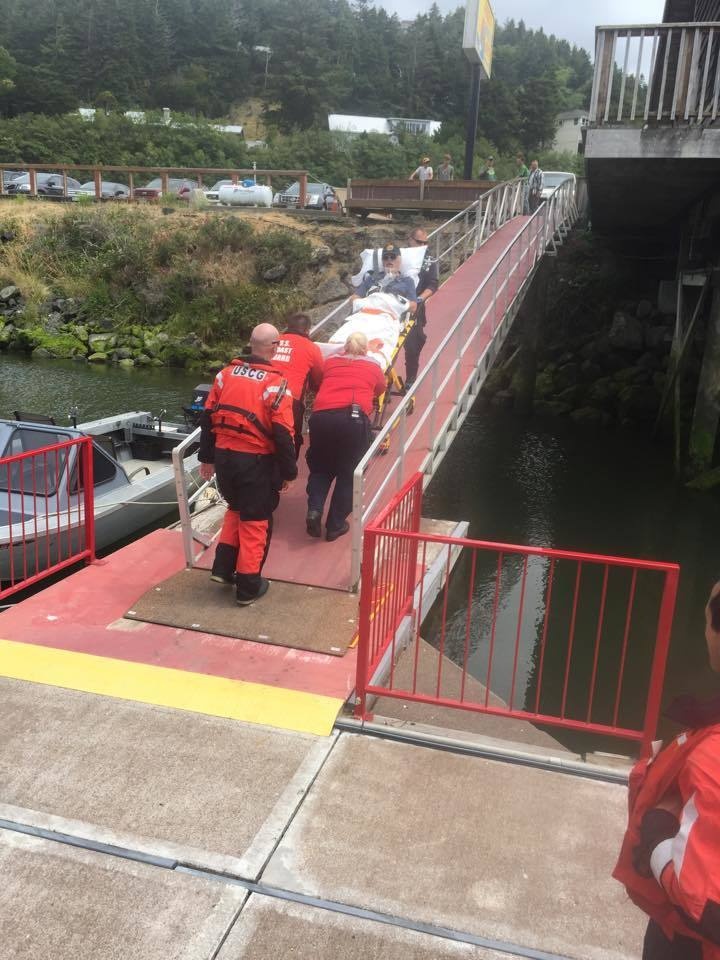 Coast Guard crew medevacs vessel captain near Gold Beach, Ore.
