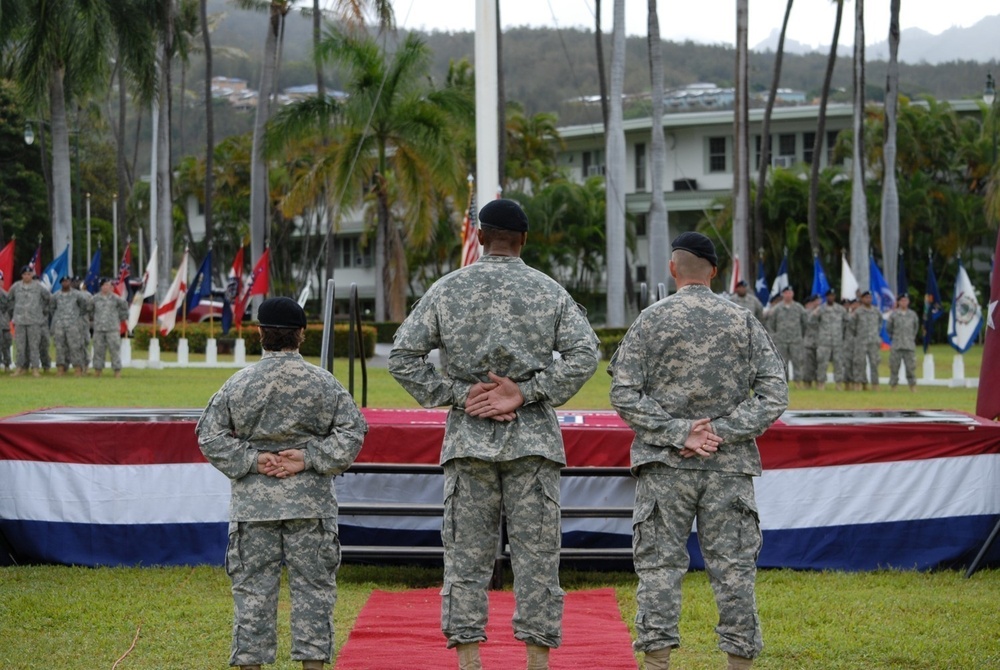 The 18th MEDCOM (DS) stands ready for their change of command