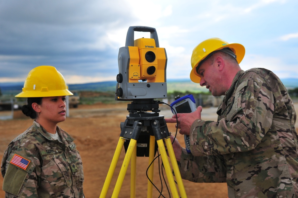 Engineers conduct site survey in Bulgaria