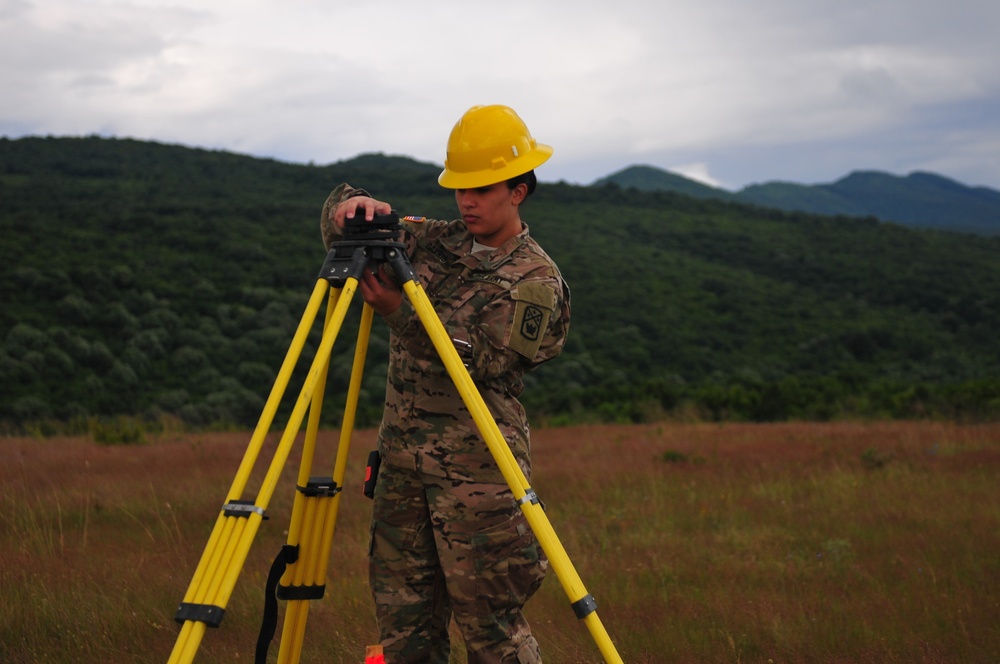 Engineers conduct site survey in Bulgaria