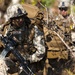 U.S. Marines set up a perimeter after a tactical insertion as part of an amphibious assault during Talisman Sabre 2015