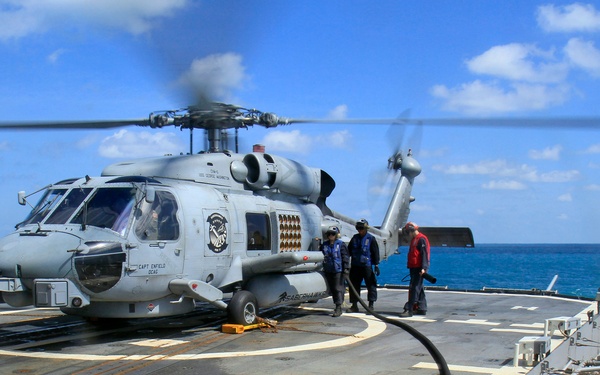 USS Antietam operations