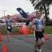 Lt. Cody Bohachek runs