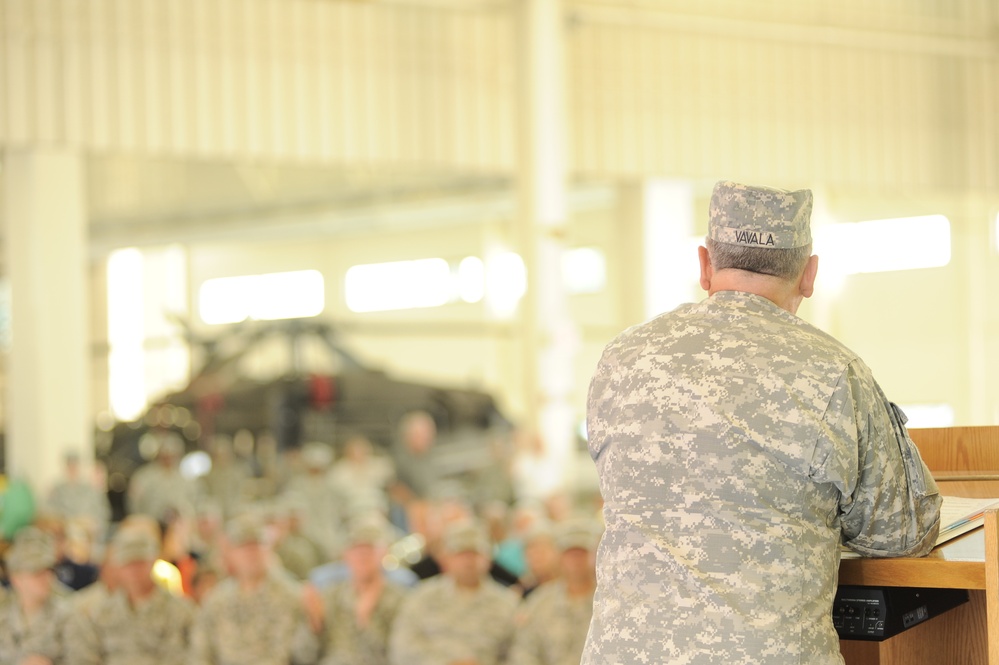 Detachment 1, Company F 1/126th Aviation welcome home