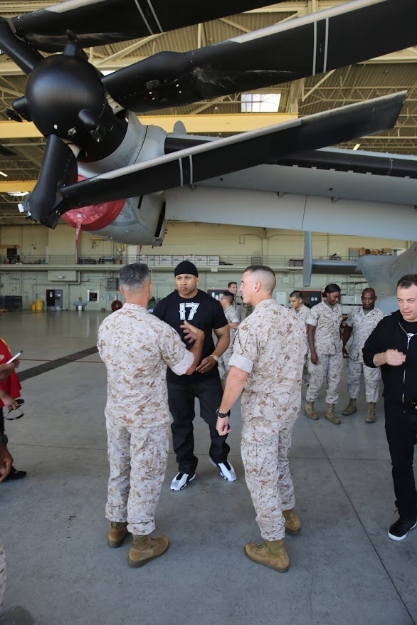 LL Cool J visits MCAS Miramar