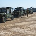 U.S. Marines unload cargo and equipment from a landing craft air cushion vehicle during Talisman Sabre 2015