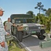 290th vehicle maintenance technicians collect downed Humvee