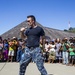 Pacific Fleet Band plays at Papua New Guinea market