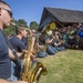 Pacific Fleet Band plays at Papua New Guinea market